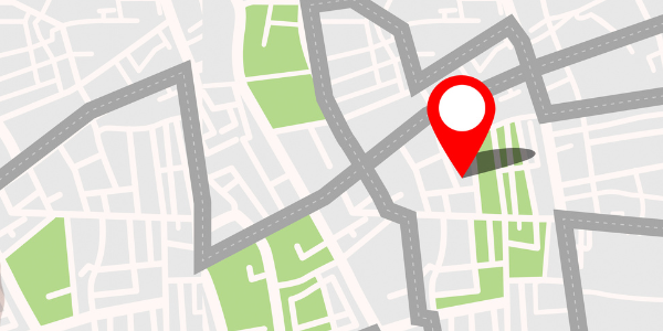 Generic image of map with location marker