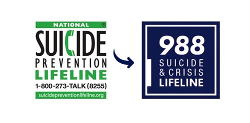 suicide prevention hotline update
