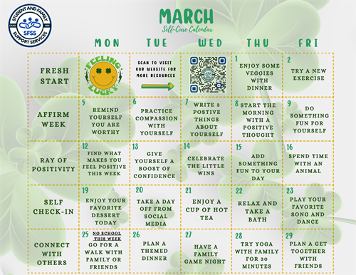 march 2024 self care