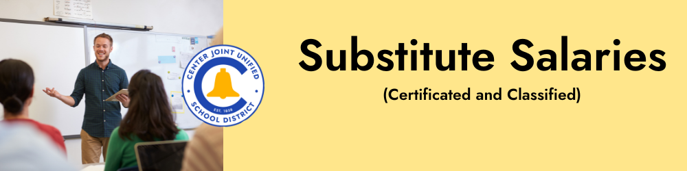 Substitute salaries-classified and certificated