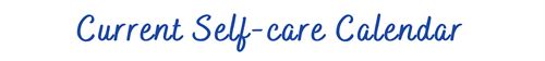 Current Self-care calendar icon