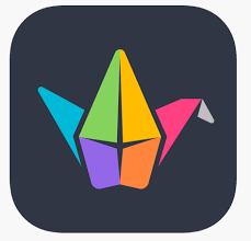 Padlet Logo paper crane